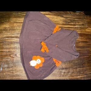Cute 2T/3T Thanksgiving Turkey Shirt